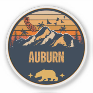Pegatina Auburn, California