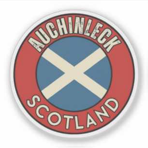 Pegatina Auchinleck, Escocia