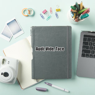 Pegatina audio, video, tace