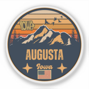 Pegatina Augusta, Iowa, Estados Unidos