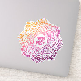Pegatina Auri Mandala Custom-Cut Vinyl Sticker