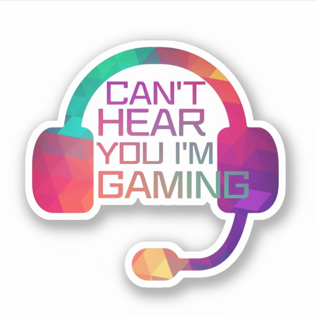 Pegatina Auriculares para jugadores (Anverso)