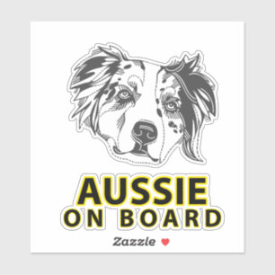 Pegatina Aussie A Bordo