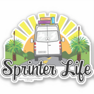 Pegatina Aussie Sprinter Life