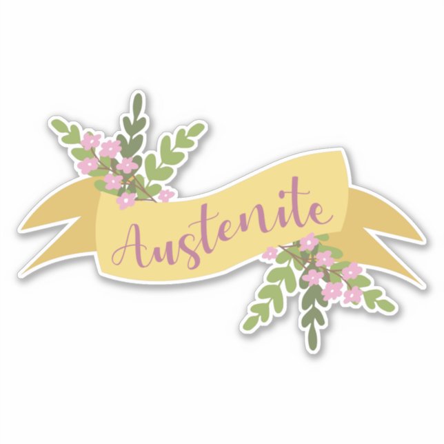 Pegatina Austenite I (Anverso)