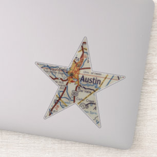 Pegatina Austin TX Star