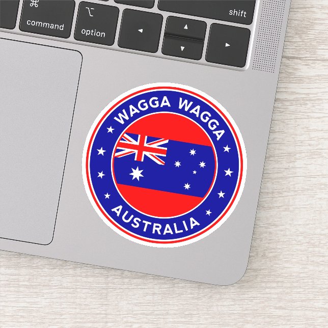 Pegatina Australia, Badge of Wagga Wagga (Detalle)