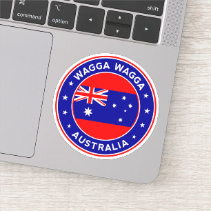 Pegatina Australia, emblema de Wagga Wagga
