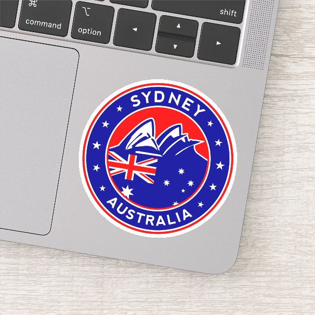Pegatina Australia, insignia de Sydney (Detalle)