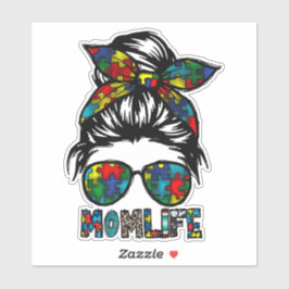 Pegatina Autismo Mamá Vida, regalo del Día de Concienciació