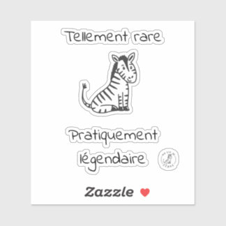 Pegatina Autocollant rare légendaire