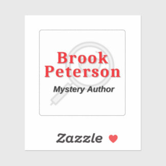 Pegatina autor de Brook Peterson Mystery