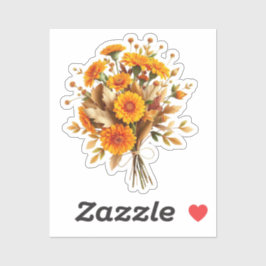 Pegatina Autumn Floral Bouquet
