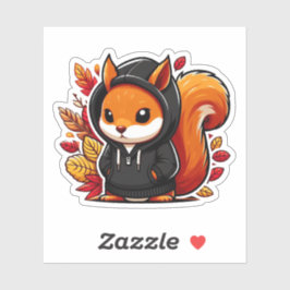 Pegatina Autumn Mood: Happy Season / Squirrel Sticker #4