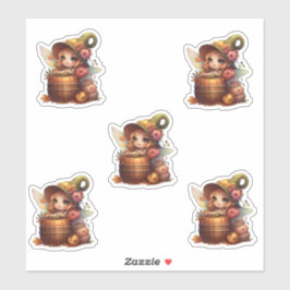 Pegatina Autumy fairy ai set Personalizado-Cut Vinyl Pegati