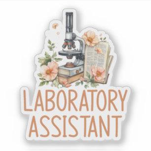 Pegatina Auxiliar de laboratorio