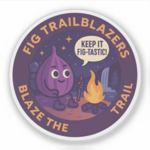 Pegatina Aventura de Camping Fig-Tástico