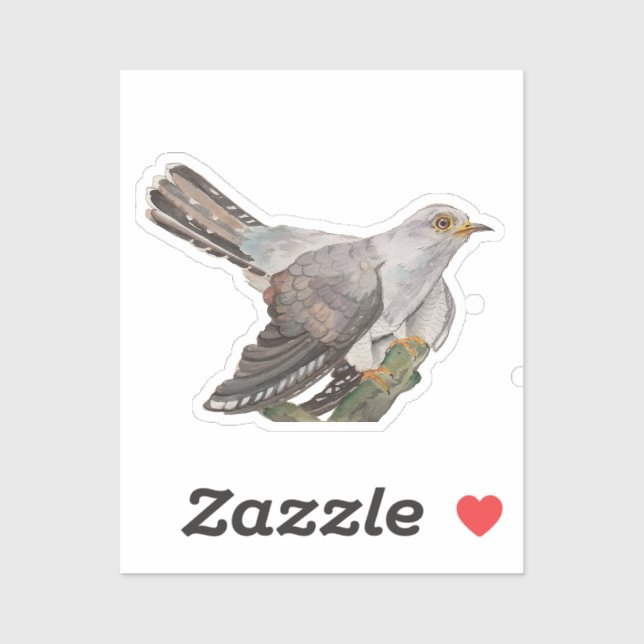 Pegatina Aves de bosque acuáticas (Hoja)