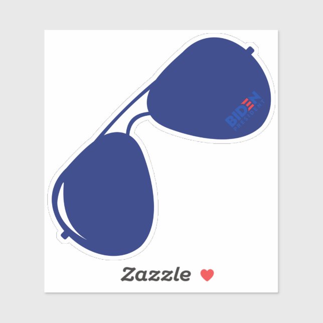 Pegatina Aviadores de Biden (Hoja)