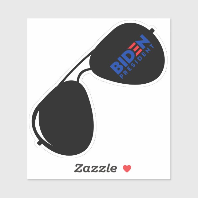 Pegatina Aviadores de Biden (Hoja)