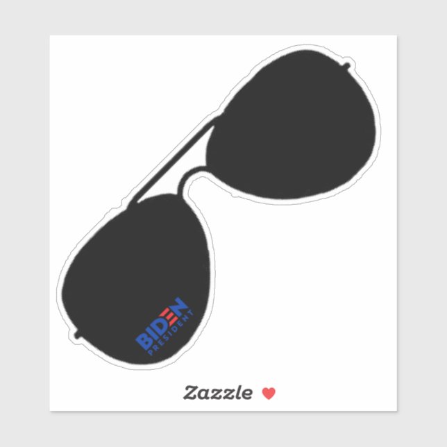 Pegatina Aviadores de Biden (Hoja)