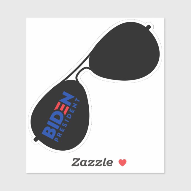 Pegatina Aviadores de Biden (Hoja)