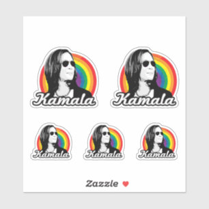 Pegatina Aviadores de Rainbow Kamala