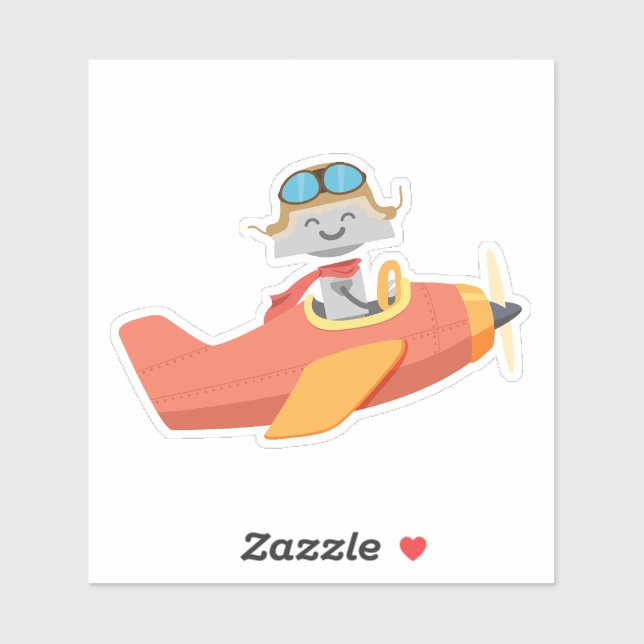 Pegatina Avión Mia (Hoja)