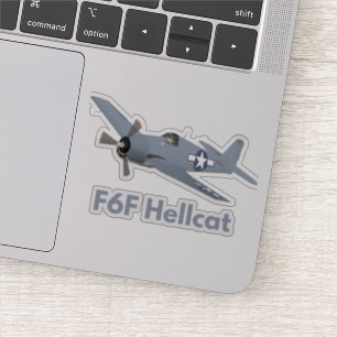 Pegatina Avión WW2 F6F Hellcat