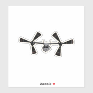 Pegatina Aviones CV-22, Osprey, rotor inclinado