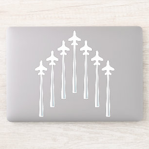 Pegatina Aviones que vuelan en formación Guay Aviation