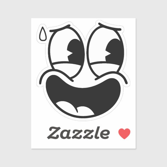 Pegatina Awkward (Hoja)