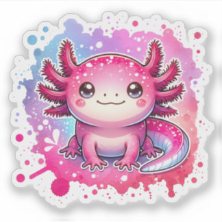 Pegatina Axolotls Cute Pastel New Designs Vinyl St