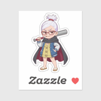 Pegatina Ayase Seiko Chibi Style Illustration