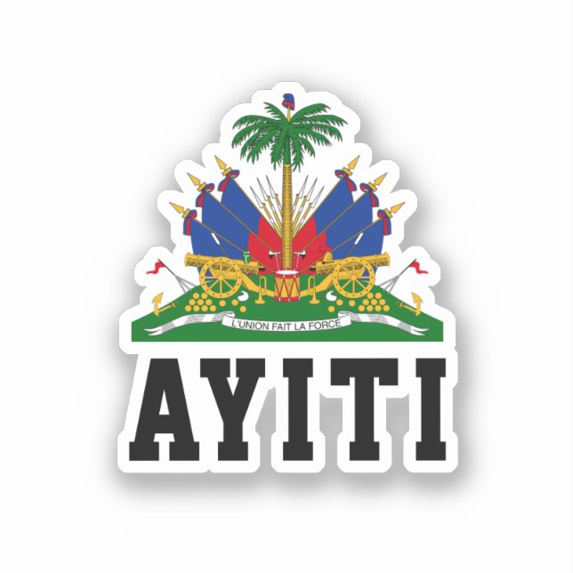 Pegatina Ayiti (Anverso)
