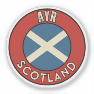 Pegatina Ayr, Escocia