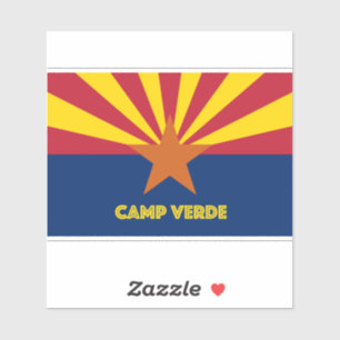 Pegatina AZ de Camp Verde