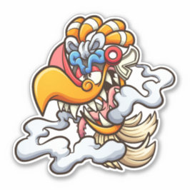 Pegatina Aztec Ehecatl