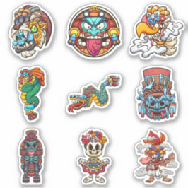 Pegatina Azteca
