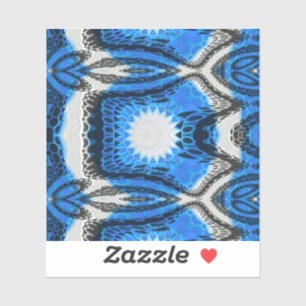 Pegatina Azul atómico