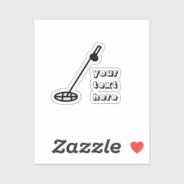 Pegatina azul de detección metalizado