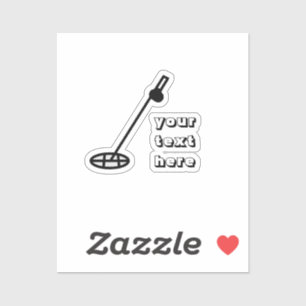 Pegatina azul de detección metalizado