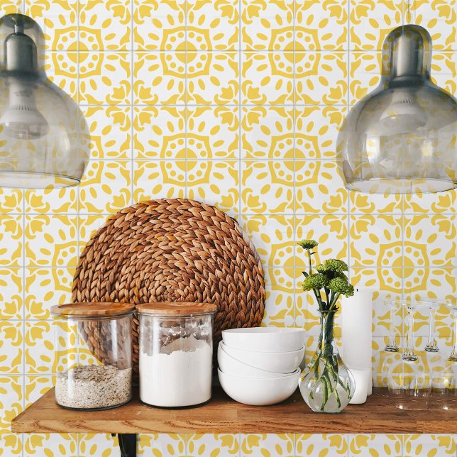 Pegatina Azulejo Mediterraneo Amarillo Pell Stick Tile (Subido por el creador)