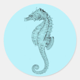 Pegatina Azure Seahorse