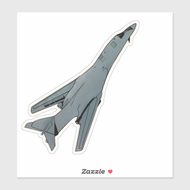 Pegatina B-1 Lancer, Aeronave Supersónica Bomber (Hoja)