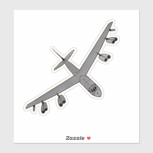 Pegatina B-52 Estrasburgo, Bomber Aircraft (Hoja)
