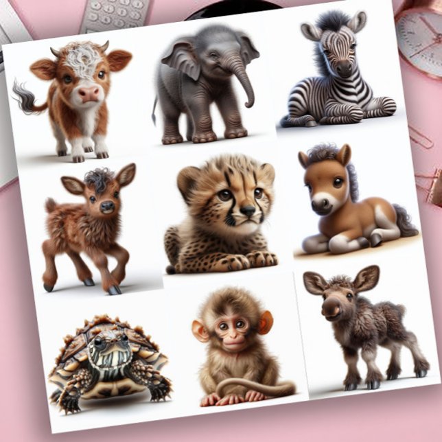 Pegatina Baby Animals Set 2 (Subido por el creador)