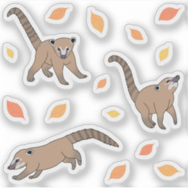 Pegatina Baby Coatis