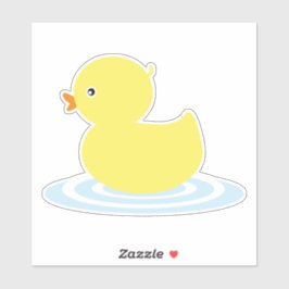 Pegatina Baby Duck Cute Yellow