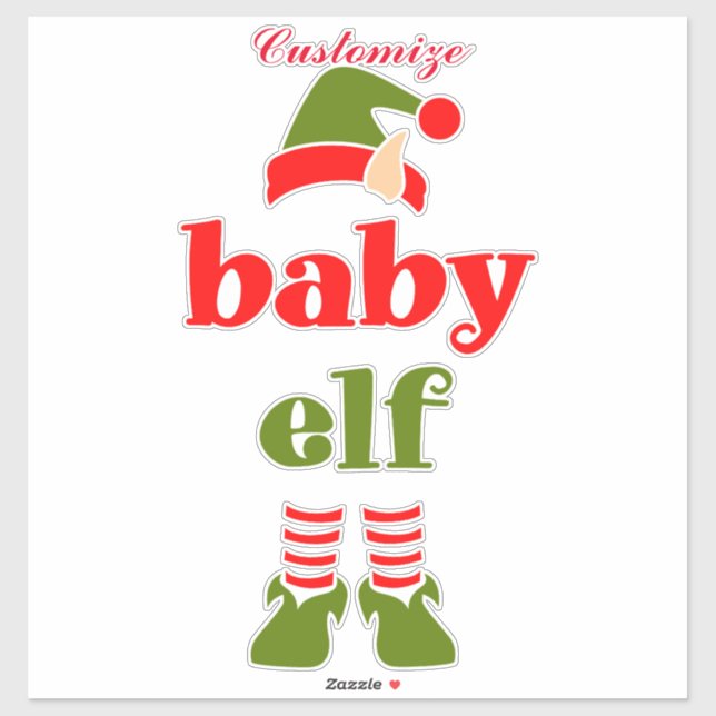Pegatina Baby Elf Thunder_Cove (Hoja)